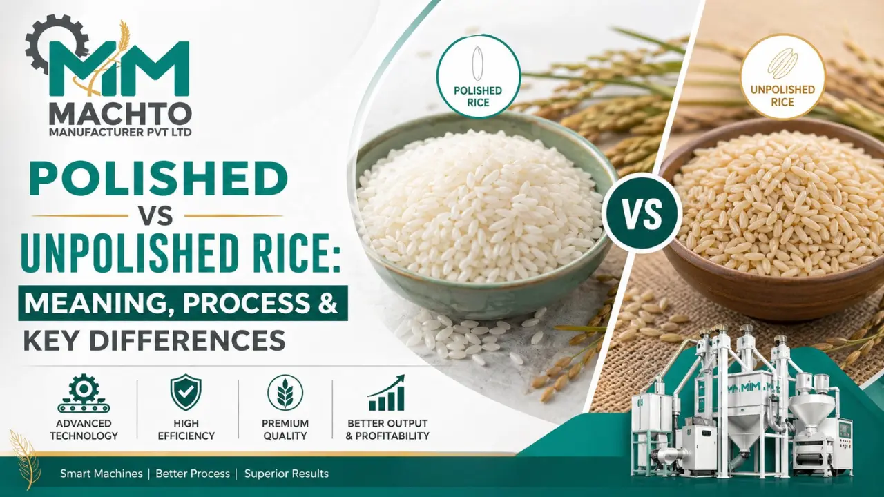 You are currently viewing Polished vs Unpolished Rice: Meaning, Process & Key Differences