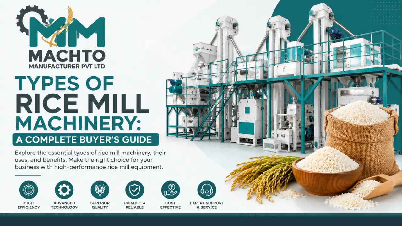 You are currently viewing Types of Rice Mill Machinery: A Complete Buyer’s Guide