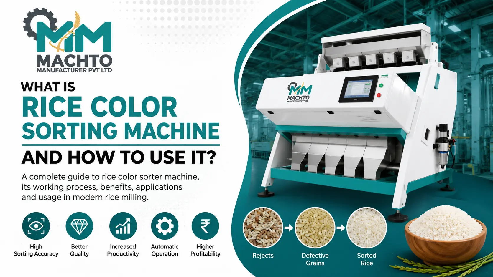 You are currently viewing What is Rice Color Sorting Machine and How to Use It?